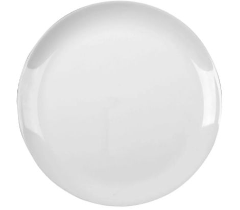 PRATO SOBEMESA 19CM BLANC OPALINE