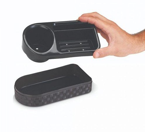 PORTA DETERGENTE RATTAN C/ BASE PRETO