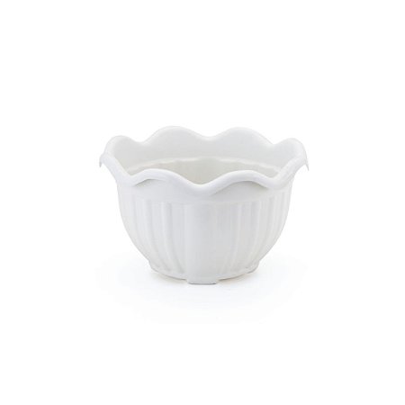 VASO FLOR REDONDO GRANDE MARMORE