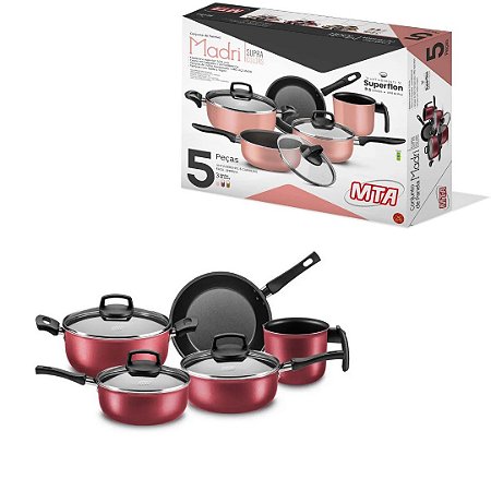 CJ MADRI CEREJA SUPRA TVT 5PCS