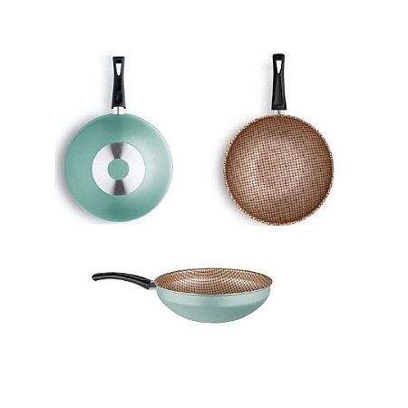 WOK FLORA TURQUESA N28