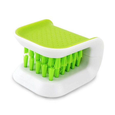 ESCOVA TALHERES PLASTICO 8X8,5X5,5CM 1UN