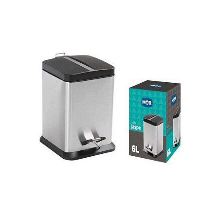LIXEIRA QUAD 6L LINHA JASPE