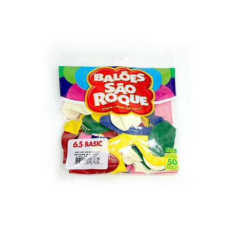 BALAO 6,5 LISO CLASSIC C/50 SORTIDO