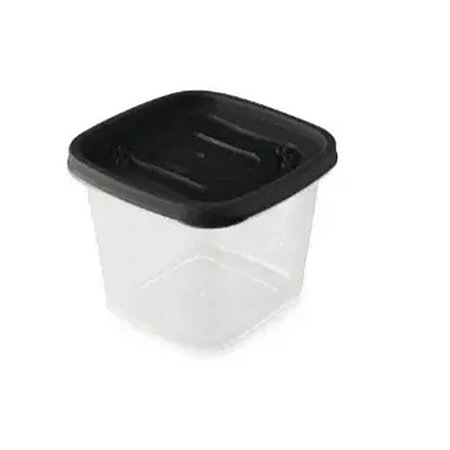 POTE CLIC QUADRADO 500ML PRETO