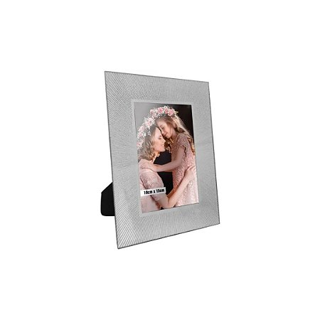 PORTA RETRATO VIDRO GLAMOUR 10X15 CM