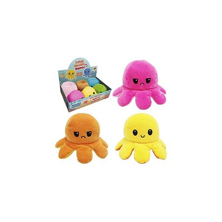 POLVO DE PELUCIA HUMOR DUPLA FACE COLORS 13X16CM