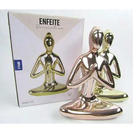 ENFEITE DE CERAMICA  MEDITAÇÃO