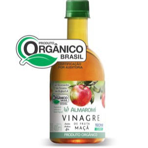 VINAGRE DE FRUTA MAÇÃ ALMAROMI - ORGÂNICO