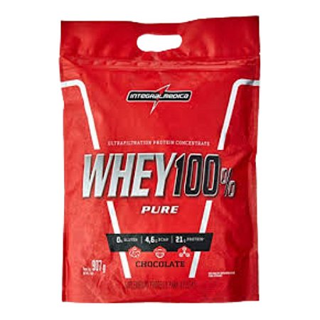 Whey Prontein 100% Integralmedica 900g Escolha o Sabor Refil