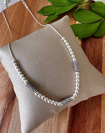 Choker Ball envelhecida