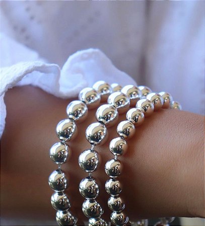 Pulseira Bolas Grandes