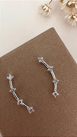 Brinco Ear cuff 4 Pedras