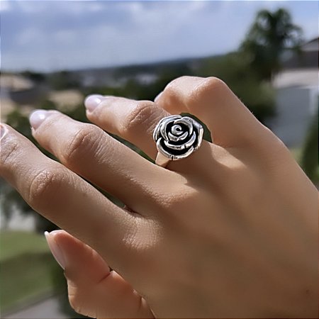 Anel Eletroformação Rosa Envelhecido