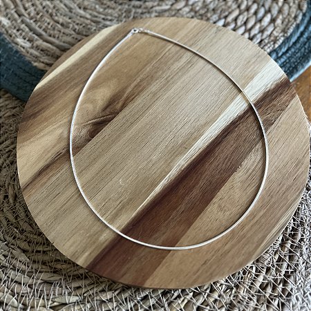 Colar Aro Rabo de Rato Maleável 45cm