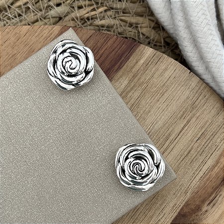 Brinco Eletroformação Rosa Envelhecido