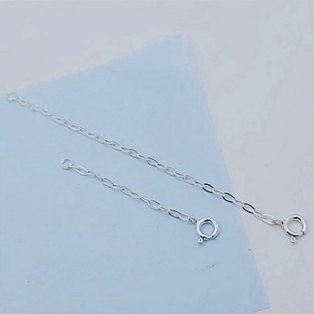 Extensor de Prata com Fecho 10cm