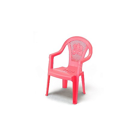 Poltroninha Infantil Rosa Plástico Injeplastec 28kg