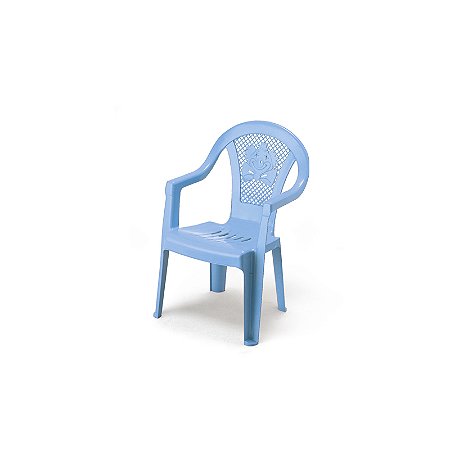 Poltroninha Infantil Azul-Claro Plástico Injeplastec 28kg