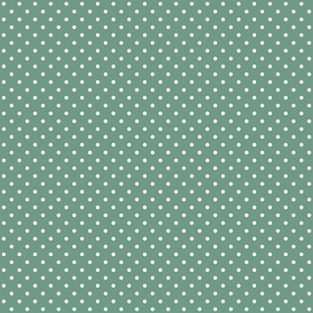 Tecido Tricoline Poá Bege Fundo Verde Antigo - Peripan - 50 x 150 cm