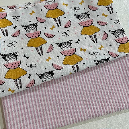 KIT 137 - 2 PEÇAS  - CADA PEÇA MEDE 20 CM X 150 CM
