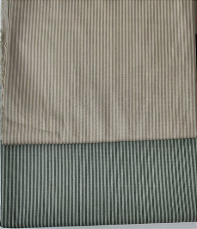 KIT 242 - 2 PEÇAS-(Listrado tom tom) - CADA PEÇA MEDE 35 CM X 150 CM