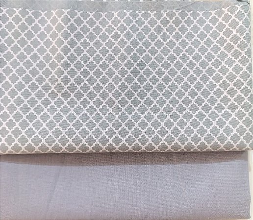 KIT 257 - 3 PEÇAS - (Cinza) - CADA PEÇA MEDE 20 CM X 150 CM