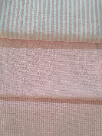 KIT 270 - 3 PEÇAS - (Com Fio Tinto) - CADA PEÇA MEDE 20 CM X 150 CM