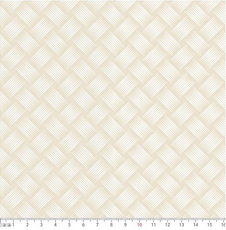 Tecido Tricoline Tramas Diagonal Fundo Palha - Peripan - 50 x 150 cm