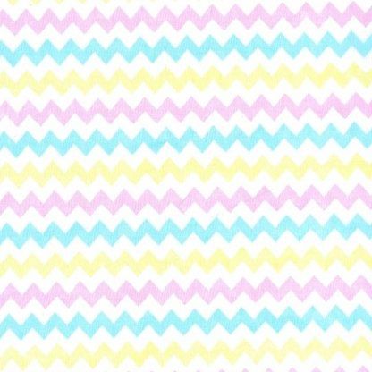 Tecido Tricoline Chevron Candy Color - Artesanalle - 50 x 150 cm