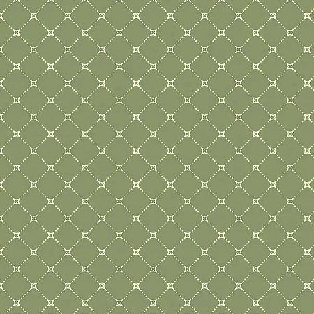 Tecido Tricoline Geométrico Treliçado Verde Eucalipto - Fuxicos e Fricotes - 50 x 150 cm