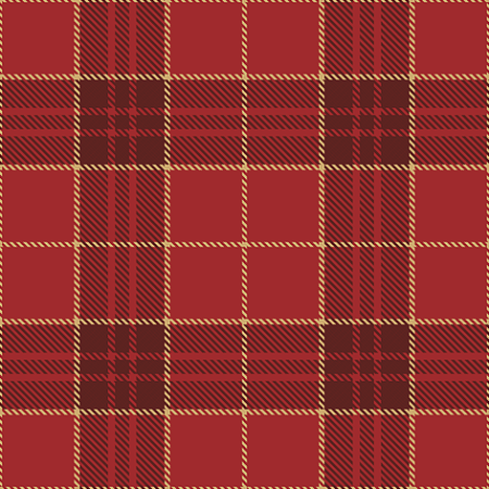 Tecido Tricoline Xadrez Natalino Vermelho - (Natal) - Peripan - 50 x 150 cm
