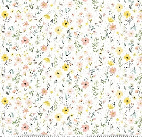 Tecido Tricoline Digital Floral Soft - Tecidos Caldeira - 50 x 150 cm