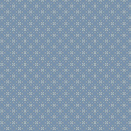 Tecido Tricoline Geométrico Sintonia Fundo Azul Antigo  - Peripan - 50 x 150 cm