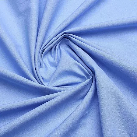 Tecido Tricoline Liso Azul - Tecidos Caldeira - 50 x 150 cm
