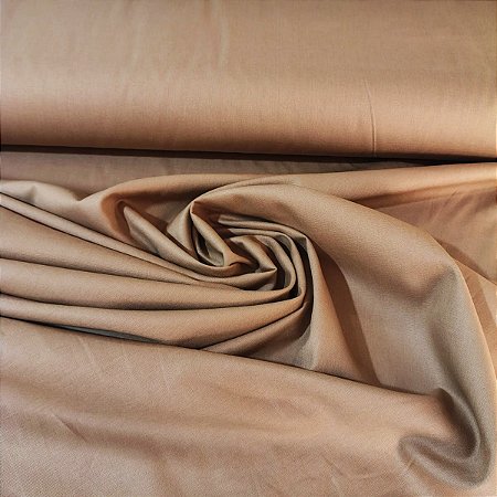 Tecido Tricoline Liso Capuccino (Coleção Colorê) - Tecidos Caldeira - 50 x 150 cm