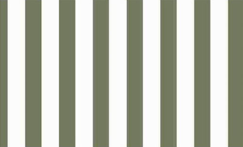 Tecido Tricoline Listrado Verde Safári (6 mm) - TC - 50 x 150 cm