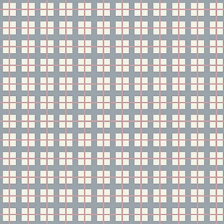 Tecido Tricoline Xadrez Azul e Rosa  - Fuxicos e Fricotes - 50 x 150 cm