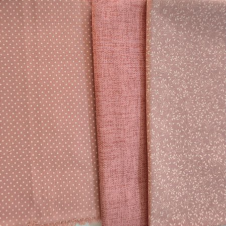 KIT 13 - 2 PEÇAS -( Rosa chá)- CADA PEÇA MEDE 25 CM X 150 CM