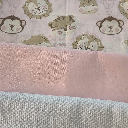 KIT 19 - 3 PEÇAS - (Com Piquet e Percal) - CADA PEÇA MEDE 15 CM X 150 CM