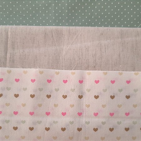 KIT 105 - 2 PEÇAS - (Com Linho ) - CADA PEÇA MEDE 25 CM X 150 CM