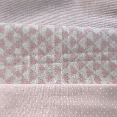 KIT 118 - 3 PEÇAS - ( Com Fustão) - CADA PEÇA MEDE 15 CM X 150 CM