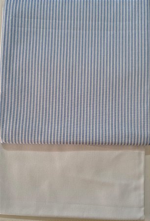 KIT 122 - 2 PEÇAS - (COM FUSTÃO) - CADA PEÇA MEDE 35 CM X 150 CM