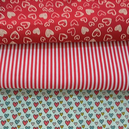 KIT 123 - 3 PEÇAS - CADA PEÇA MEDE 15 CM X 150 CM