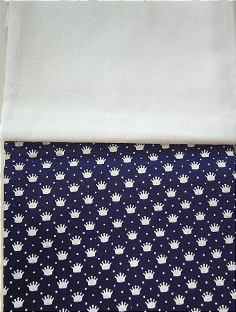 KIT 124 - 2 PEÇAS - (COM FUSTÃO) - CADA PEÇA MEDE 35 CM X 150 CM