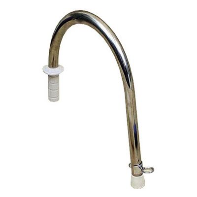 Suporte P/Corrimão Universal - aço Inox P/piscina de fibra - vinil - alvenaria - SODRAMAR