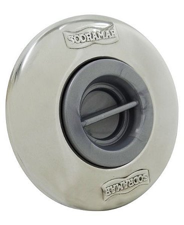 Dispositivo de Aspiração ABS/Inox Pratic de 1 1/2'' P/ piscina de alvenaria (Tubo O 50mm) SODRAMAR