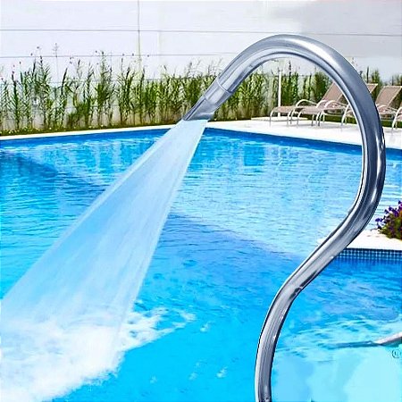 Cascata Splash Slim Aço Inox 304 de Piso- MODELO PRATIC - SODRAMAR - Solar  e Sol Aquecedores