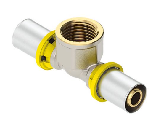 TEE FÊMEA GAS 20 mm x 3/4" EMMETI