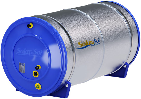Boiler 300 litros / INOX 316L / ALTA PRESSÃO / SolareSol